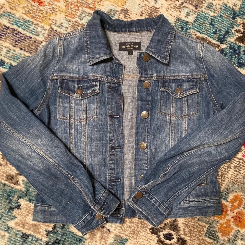 J. Crew Women's Indigo Denim Jacket Size Small